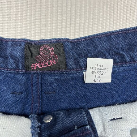 Vintage 90s Sasoon Blue Jean Shorts High Rise - Picture 4 of 7